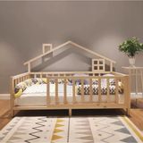 Baby Kinder Luxury Doğal Montessori Bebek Ve Çocuk Karyolası 100x200 cm