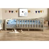 Baby Kinder Parla Doğal Ahşap Montessori Bebek ve Çocuk Karyolası - 90 x 200 cm