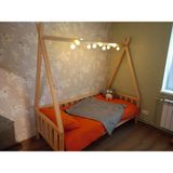 Baby Kinder Toodler Montessori Doğal Bebek ve Çocuk Karyolası - 90 x 200 cm - Çam