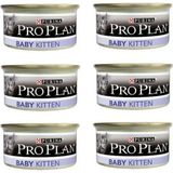 Baby Kitten Yavru Kedi ve Emziren Anne Yaş Kedi Maması 85 Gr. x 6 Adet