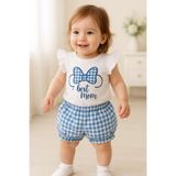 Baby Kız Bebek Şort Mavi - 9 Ay