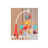 Baby Kumandalı Projeksiyonlu Dönence – Işıklı, Müzikli, Pilli, Beşik Üstü Oyuncak (54×9,5 cm)