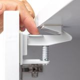 Baby Lock 5 Adet Bebek Çocuk Çekmece Dolap Güvenlik Kilidi Gizli Kilit - Orijinal 3m Çift Tarafl - Çok Renkli