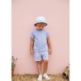 Baby Lory Kids Store Çizgili Şort Takım - Mavi Çizgili