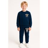 Baby Lory Kids Store Erkek Çocuk Günlük Spor Esofman Takımı - Lacivert - 3 - 4 Yaş