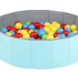 Baby Marine Katlanabilir Top Havuzu - Oyun Alanı ve Halısı - 150 Adet Top Hediye - Mint