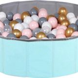 Baby Marine Katlanabilir Top Havuzu - Oyun Halısı + 150 Adet 5 Renk Top Hediye Mint
