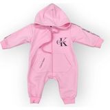 Baby Marka Kelvin Desen Kapşonlu Tulum Unisex 6-24 Ay - 2 Yaş - Pembe