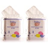 Baby Me 2X60 Adet Bebek Temizleme Pamuğu Dermatolojik Olarak Test Edilmiş Hassas Ciltler İçin