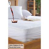 Baby Meva Pamukkale Alez Mikro Fitted Sıvı Geçirmez Yatak Koruyucu Alez (10 Farklı Ebat) - 160 x 200 cm - Beyaz