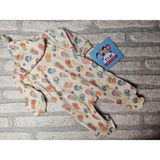Baby Mii Uzaylı Hayvanlar Alemi Patikli Tulum - 0 - 3 Ay - Krem