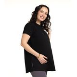 baby mom Anne Hamile Tişört Bisiklet Yaka Kısa Kol