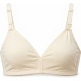 Baby Mom Anne Kapsız Emzirme Sütyeni Dantel Yaka Strappy - 90B - Ten Rengi