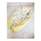 Baby Nest Zoo Fırfırlı Ortopedik Çift Taraflı Bebek Yatağı Anne Yanı Bebek Yatağı
