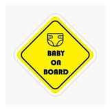 Baby On Board Arabada bebek var Araç Sticker Etiket 19CM md13