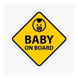 Baby On Board Arabada bebek var Araç Sticker Etiket 19CM md7