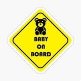 Baby On Board Arabada bebek var Oto Sticker Etiket 19CM md2