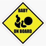 Baby On Board Arabada bebek var Oto Sticker Etiket 19CM md4