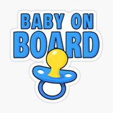 Baby On Board Arabada bebek var Oto Sticker Etiket 19CM md6