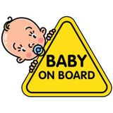 Baby On Board Arabada Bebek var Sticker Etiket MD1