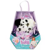 Baby Paws Sesli Yavru Köpek Pelüş Dalmaçyalı Mor Çanta