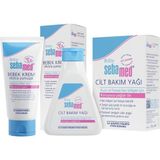 Baby Ph 5.5 Hassas Ciltler Için Cilt Bakım Seti, Bebek Yağı 150ML ve Koruyucu Krem 200ML, Parab - Çok Renkli
