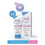 Baby pH5.5 Yoğun Nemlendirici Pantenol İçerikli Koruyucu Bebek Pişik Önleyici Krem 100 ml - 4 Adet