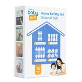 baby plus 16 Adet Çok Amaçlı Kilit Set