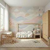 Baby Plus 2in1 Montessori Karyola 90X190 cm - Renkli