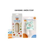 Baby Plus Cam Rende - Meyve Sebze Emziği 2'li Set/Cam Rende/Emzik