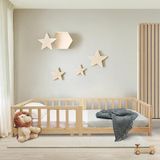 Baby Plus Montessori Çatısız Karyola 90X190 cm - Renkli