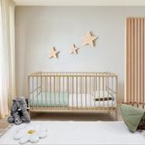 Baby Plus Montessori Dönüşebilen Beşik-Karyola 70X140 cm - Ahşap - Masif