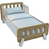 Baby Plus Montessori Karyola 80X130 cm - AHŞAP-MAVİ