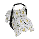 baby plus Müslin Ana Kucağı Ev Tipi Örtüsü - Dinozor Desenli