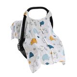 baby plus Müslin Ana Kucağı Ev Tipi Örtüsü - Kaplumbağa Desenli