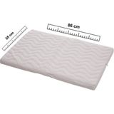 baby plus Pamuk Yatak 86x55x5 cm - Beyaz