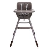baby plus Pizza Portatif Mama Sandalyesi, 5 Noktalı Emniyet Kemeri, Kaymaz Ayaklı, Sabit Yükseklik, 6 Ay – 15 kg, Kakao - Cocoa