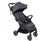 baby plus Quick Kolay Katlanan Bebek Arabası Tek Elle Katlanabilir, Ultra Hafif, 360° Dönebilen Tekerlek, 0-22 kg, Antrasit - Anthracite