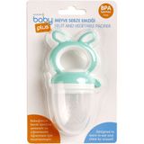 Baby Plus Silikon Meyve Sebze Emziği 6 Ay ve Üstü İçin Boğulma Riskini Azaltan Güvenli Tasarım