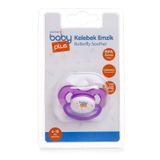 baby plus Tekli Damaklı Emzik Mor 6-18 ay