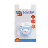 baby plus Tekli Damaklı Mavi Bebek Emzik 0-6 Ay