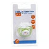 baby plus Tekli Damaklı Yeşil Bebek Emzik 6-18 Ay