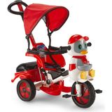 Baby Poufi Penguen Figürlü Ebeveyn Kontrollü Bisiklet Kırmızı