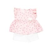 baby rose Kız Çocuk Çiçekli Bluz Şort Takım