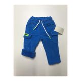 Baby Slon Kids Clup Kışlık fitilli kadife lastikli bağcıklı komando cepli içi full welsoft astarlı erkek bebek pantolon