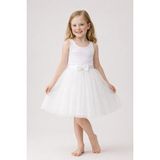 Baby Smile Babysmile Kız Çocuk Tütü Etek - Kabarık Prenses Model Kostüm Eteği - Beyaz - 5 Yaş