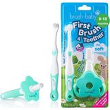 Baby Sonic Brush-Baby Ilk Diş Fırçası ve Diş Kaşıyıcı Set, Bebeğinizin Ilk Ağız Bakım