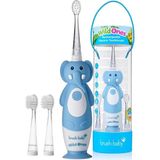 Baby Sonic Brush-Baby Wildones Fil Desenli Çocuk Şarjlı Elektrikli Diş Fırçası, Zamanlayıcılı - (DipCamo)Charcoal-White