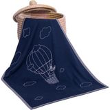 Baby Tales Balonlu Bebek Triko Battaniye Lacivert - Çok Renkli - 75 x 100 cm