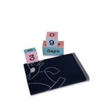 Baby Tales Müzikli Bebek Triko Battaniye Lacivert Ve Marine Bebek Küpleri